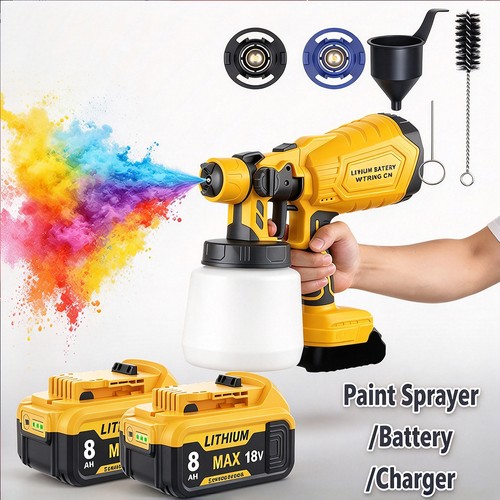 Paint sprayer cordless - cordless, for